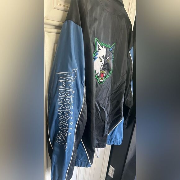 VINTAGE G IIIMINNESOTA TIMBERWOLVES FULLZIP WINDBREAKERJACKET XL